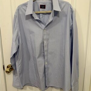 UNTUCKit Men's Classic Blue Pinstripe Shirt